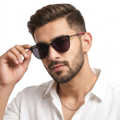 Eyejack Black Cateye Sunglasses for Women (7030CL843)