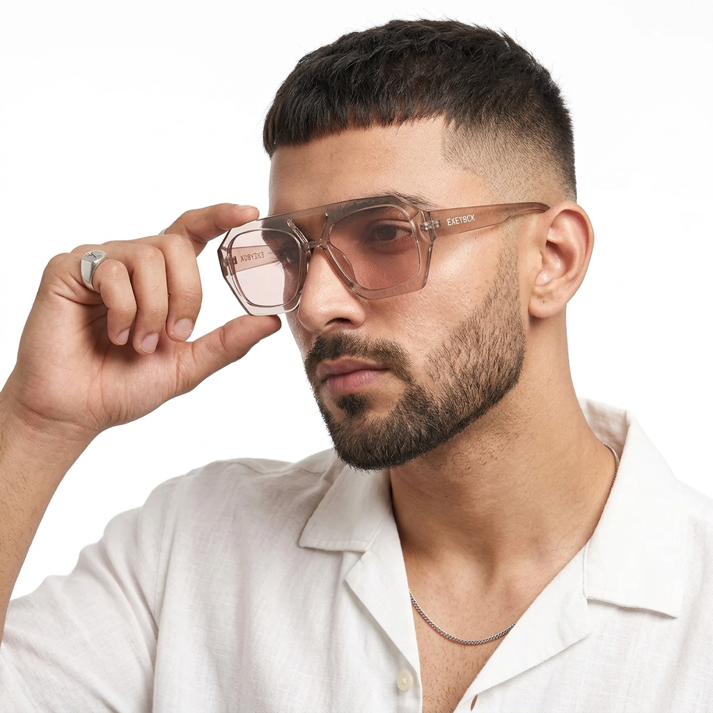 Eyejack Transparent Wayfarer Sunglasses for Men & Women (3761CL1007)