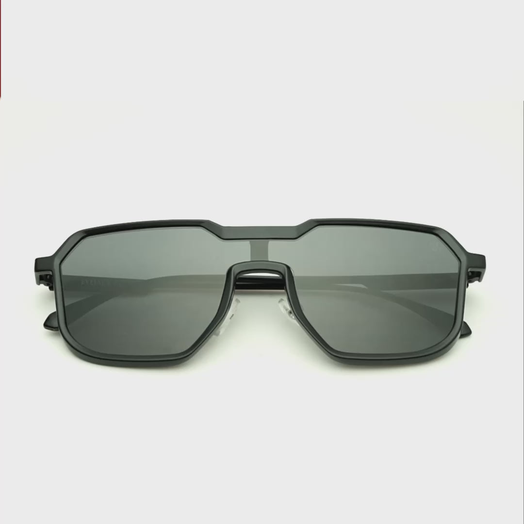 Aryan Art ブラックメタル black l Matrix - Black Square Metal Sunglasses`I RH9522CL858 – Eyejack Eyewear