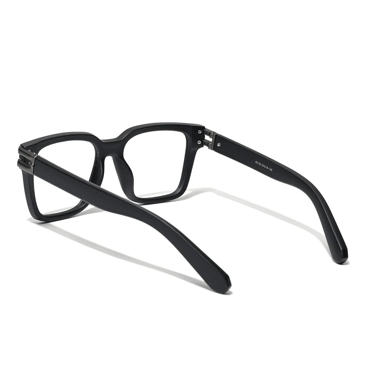 Sonic - Matt Black Square Eyeglasses I 82102CL584-C2