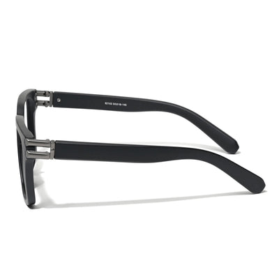 Sonic - Matt Black Square Eyeglasses I 82102CL584-C2