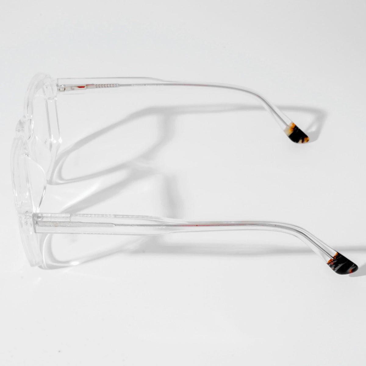 EyeJack Astra Transparent Square Eyeglasses for Men & Women (TR6603CL88-C4)