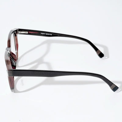 EyeJack Astra Brown Square Eyeglasses for Men & Women (TR6604CL103-C8)